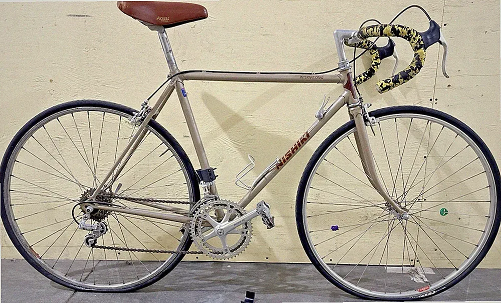 53cm NISHIKI International touring frame wheelset LIGHTWEIGHT BICYCLE drillium