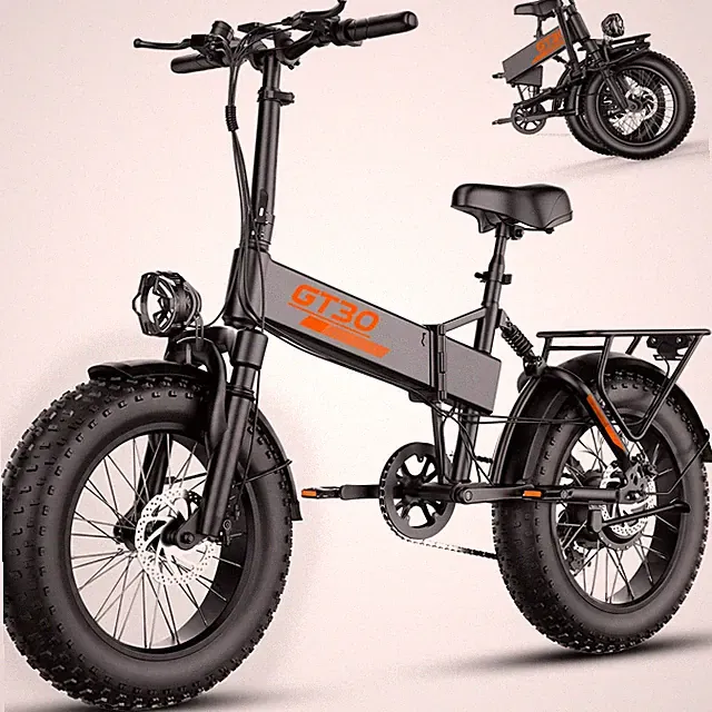 ASKGO Lightweight Folding Ebike 2500W 48V 30MPH 20" Electric bike for Adults
