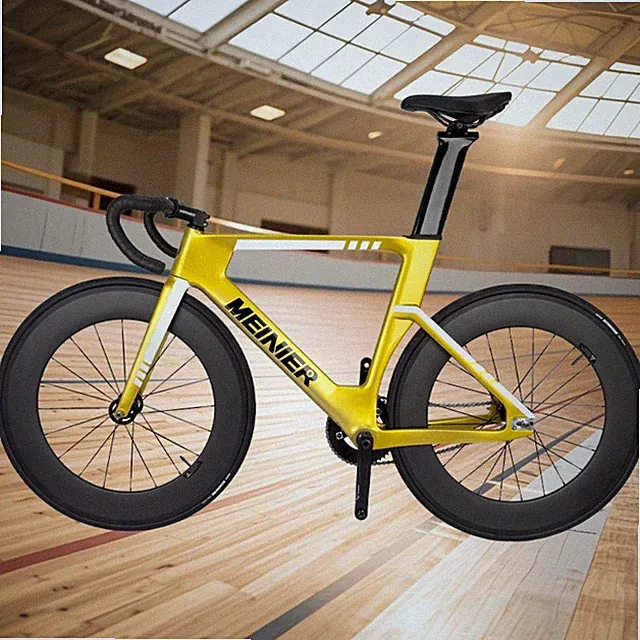 Carbon 700C Track Bike Fixed Gear Road Bicycle Single Speed Complete Bicycle TT