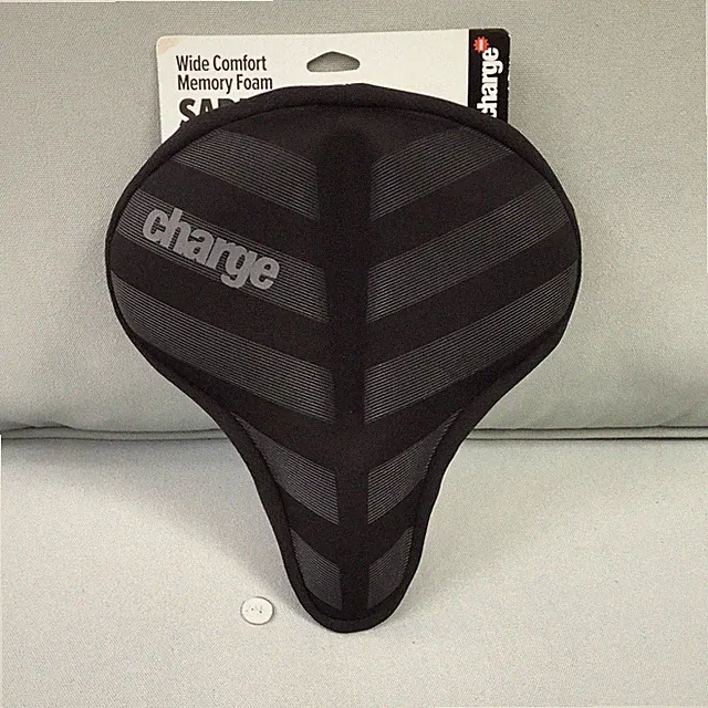 Charge Wide Comfort Memory Foam Cushion Bicycle Seat Saddle Cover NIP