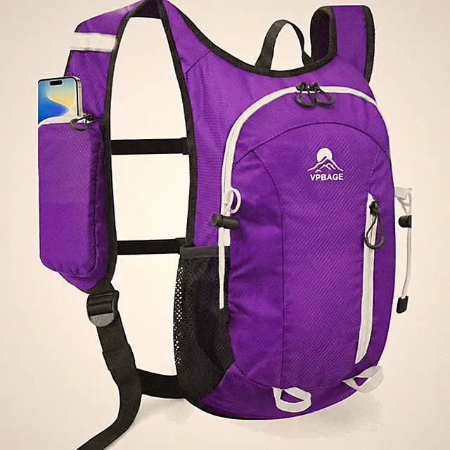 Foldable Small Hiking Backpack with 3 Strap Pockets – Lightweight 300D Spill-...