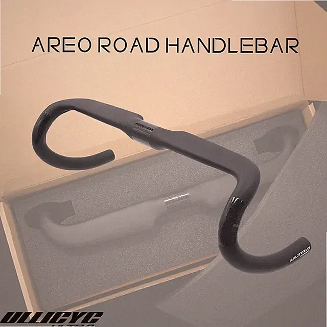 Gravel Road Bike Fully Integrated Cables Lightweight Handlebar 360-420mm Matt