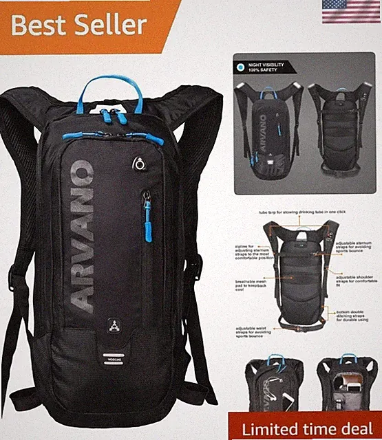 Lightweight 6L MTB Bike Backpack - Ideal for Hiking, Skiing & Snowboarding