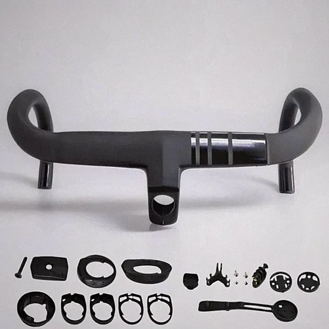 Lightweight Carbon Aero Road Bike Integrated Handlebar for Professional Cycling