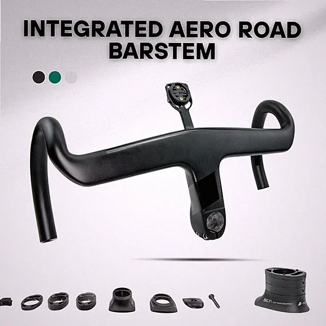 Lightweight Gravel Bike Integrated Handlebar Matte Fully Internal Cables