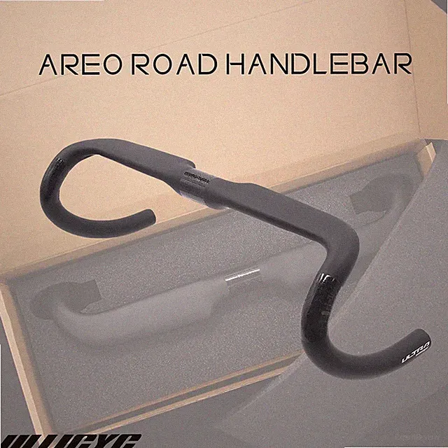 Lightweight Road Gravel Bicycle Aero Bar 360/380/400/420mm Integrated Cables