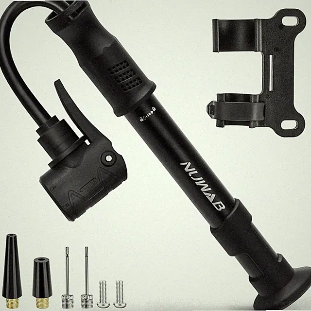 Mini Bike Pump 10 Inch Portable Hand Pump 100PSI Support Shrader Presta Fast Air
