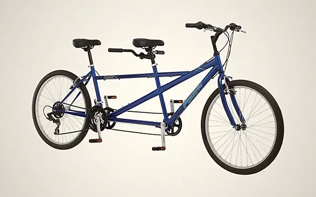 Pacific Dualie Adult Tandem Bike, 26-Inch Wheels, 2-Seater, 21-Speed, Linear...