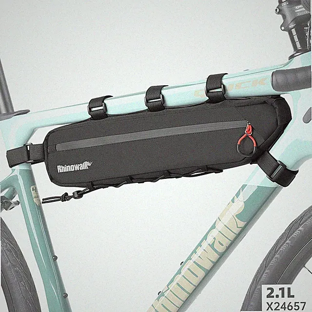Rhinowalk Bike Bag 2.1L/2.7L Bicycle Frame Under Tube Bag MTB Road Gravel Bike