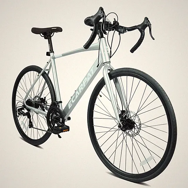 Road Bike, Lightweight Aluminum Frame, Disc Brakes, 16-Speed, Fast Acceleration