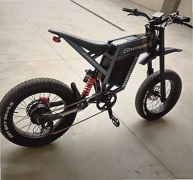Shengmilo S900 Powerful 20'' 1500W 60V Fat Tire E-bike for Adults E-Motorcycle