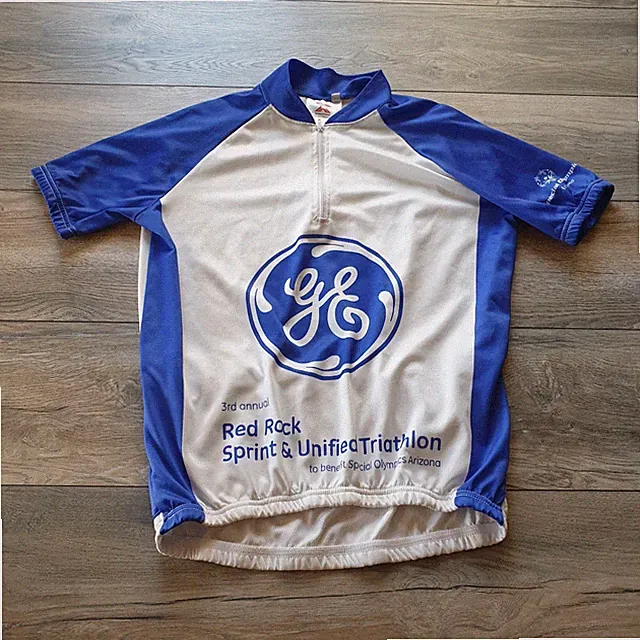 Sublimation X Mens GE Cycling Jersey S Small Shirt Bicycle Red Rock Triathlon