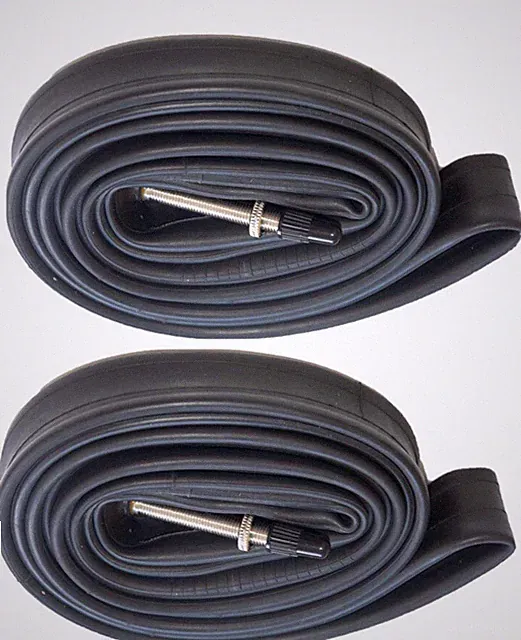 Two (2) Pack Continental 700x18-25c 60mm Presta Threaded Valve Road Bike Tubes