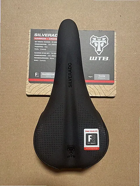 WTB ‎Silverado Saddle - Black - Narrow - CroMo
