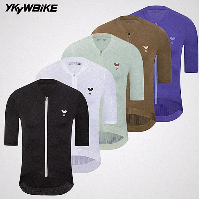 YKYWBIKE 2025 Cycling Jersey Men Summer Pro Team Bicycle Shirt Short Sleeve