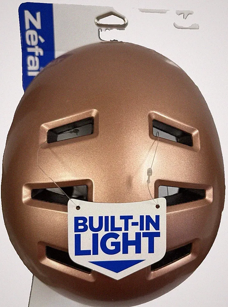 Zéfal Rose Bicycle Helmet W/ Built n Safety LED Light- Age14+,Lightweight-Large