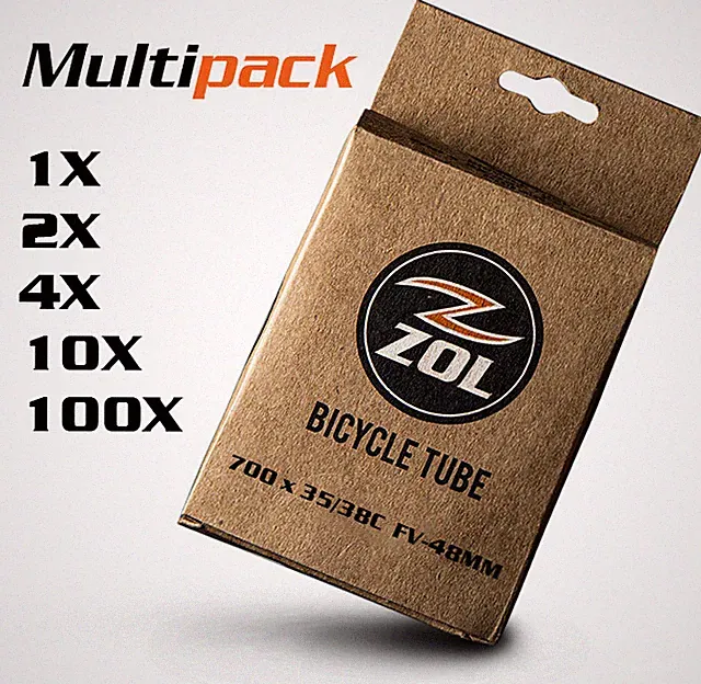 Zol Bicycle Bike Inner Tube 700x35c Presta/French 48mm Valve